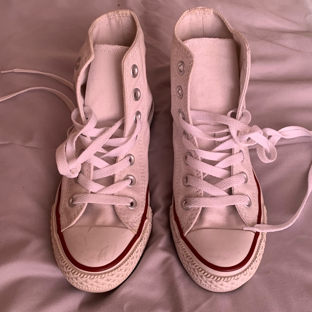 White High Top Converse